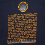 Vintage (SOHK) - School of Hard Knocks Spell-Out T-Shirt 1990s Large Vintage Retro