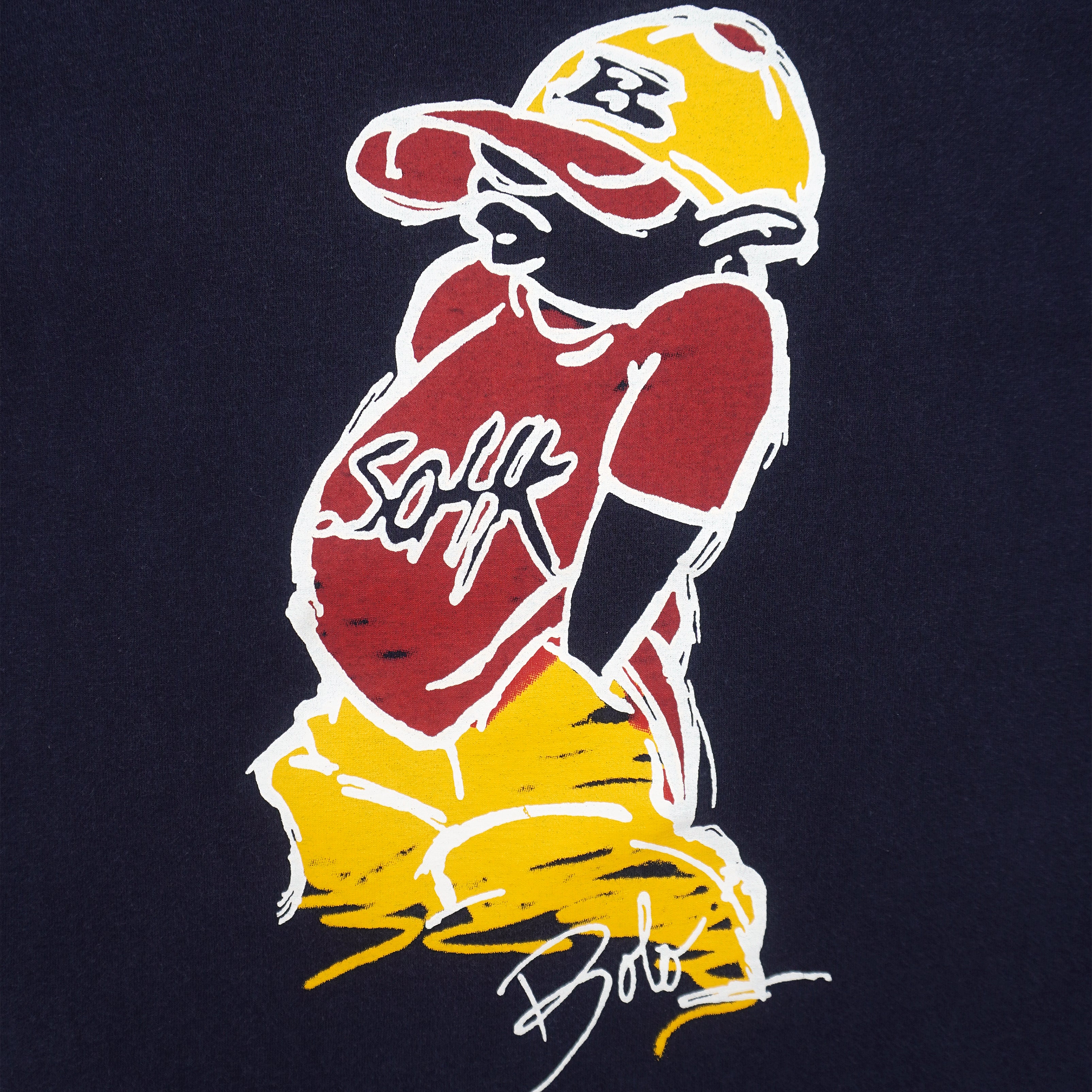 Vintage (SOHK) - School of Hard Knocks Spell-Out T-Shirt 1990s Large Vintage Retro