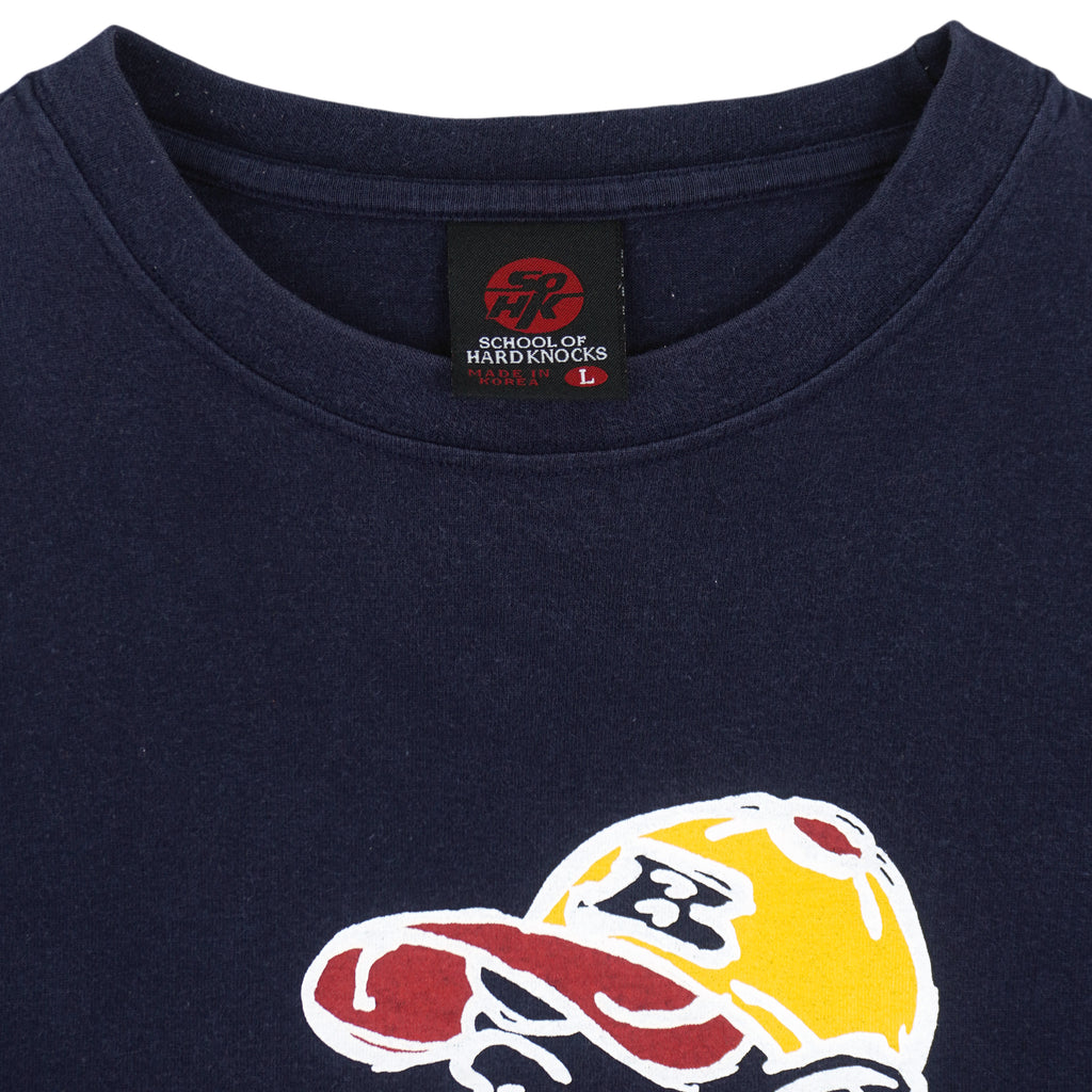 Vintage (SOHK) - School of Hard Knocks Spell-Out T-Shirt 1990s Large Vintage Retro