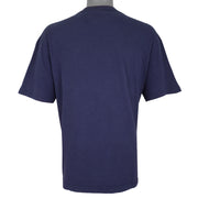 Nautica - Blue Nautica Competition Spell-Out T-Shirt 1990s X-Large Vintage Retro