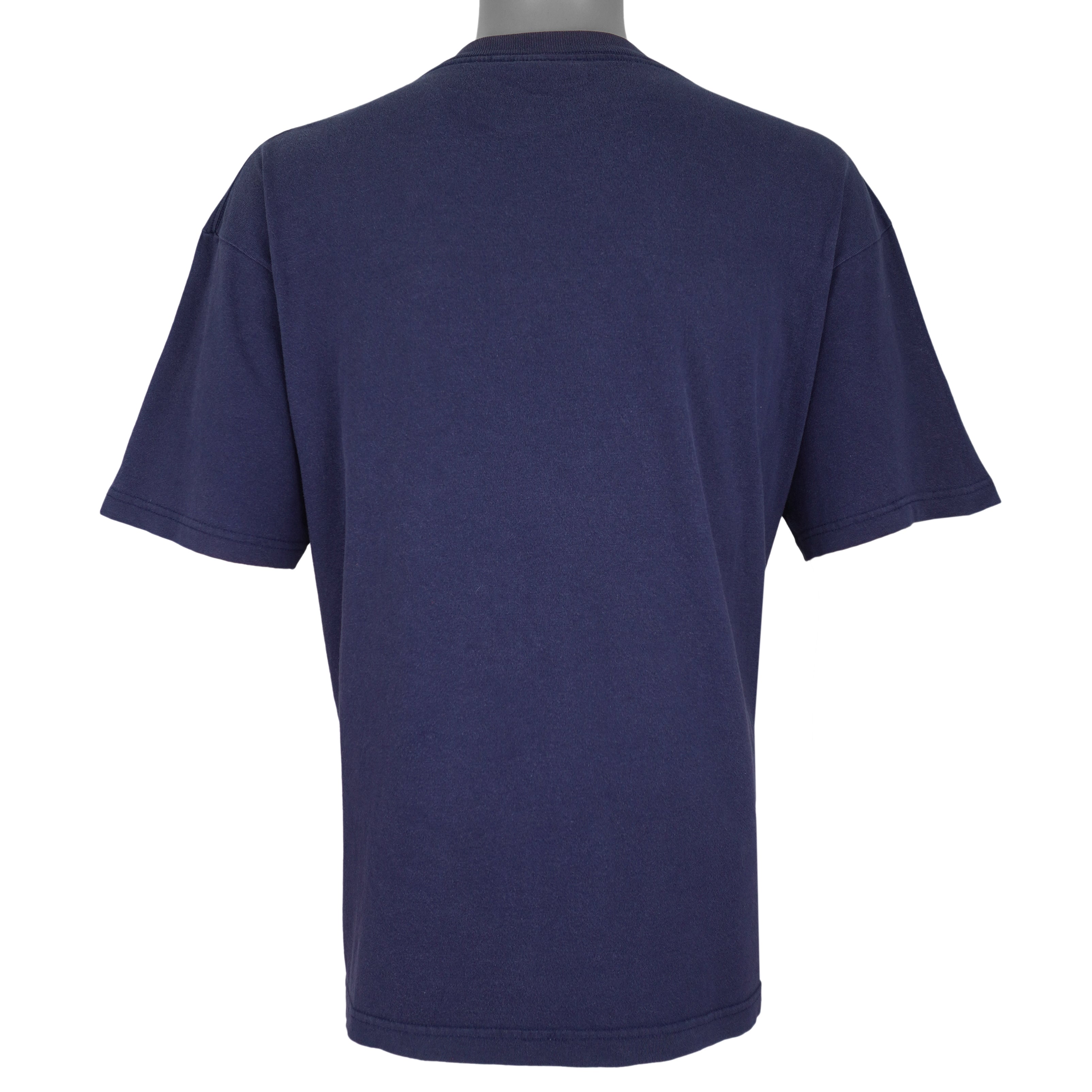 Nautica - Blue Nautica Competition Spell-Out T-Shirt 1990s X-Large Vintage Retro