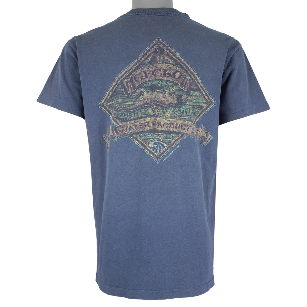 Vintage - Gecko Hawaii Water Product Single Stitch T-Shirt 1995 Medium Vintage Retro