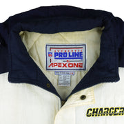 NFL (Apex One) - San Diego Chargers Hooded Puffer Jacket 1990s Large Vintage Retro Football