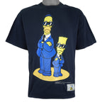 Vintage - The Simpsons Men In Black Spell-Out T-Shirt 2000 Large Vintage Retro