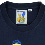 Vintage - The Simpsons Men In Black Spell-Out T-Shirt 2000 Large Vintage Retro