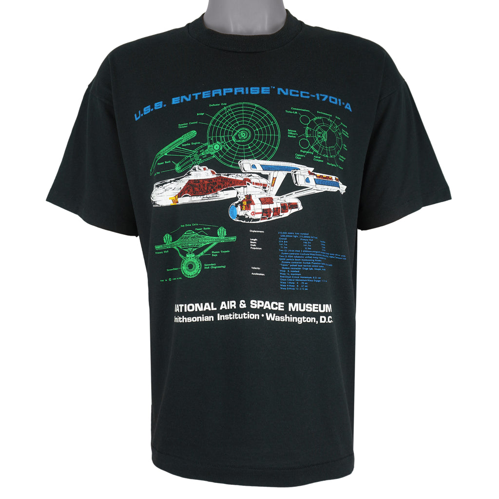 Vintage - U.S.S Enterprise NCC-1701-A Space Museum T-Shirt 1991 X-Large Vintage Retro