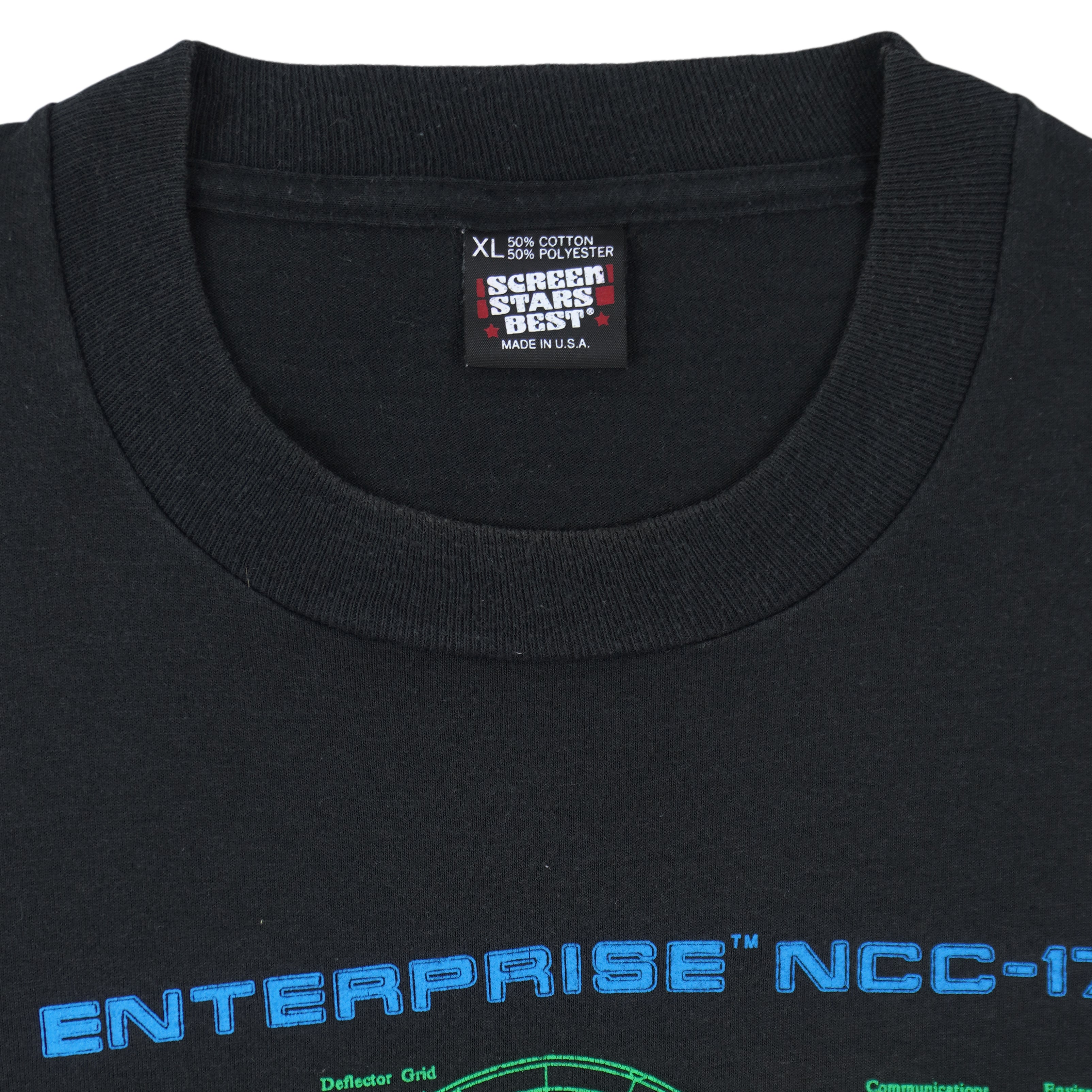 Vintage - U.S.S Enterprise NCC-1701-A Space Museum T-Shirt 1991 X-Large Vintage Retro
