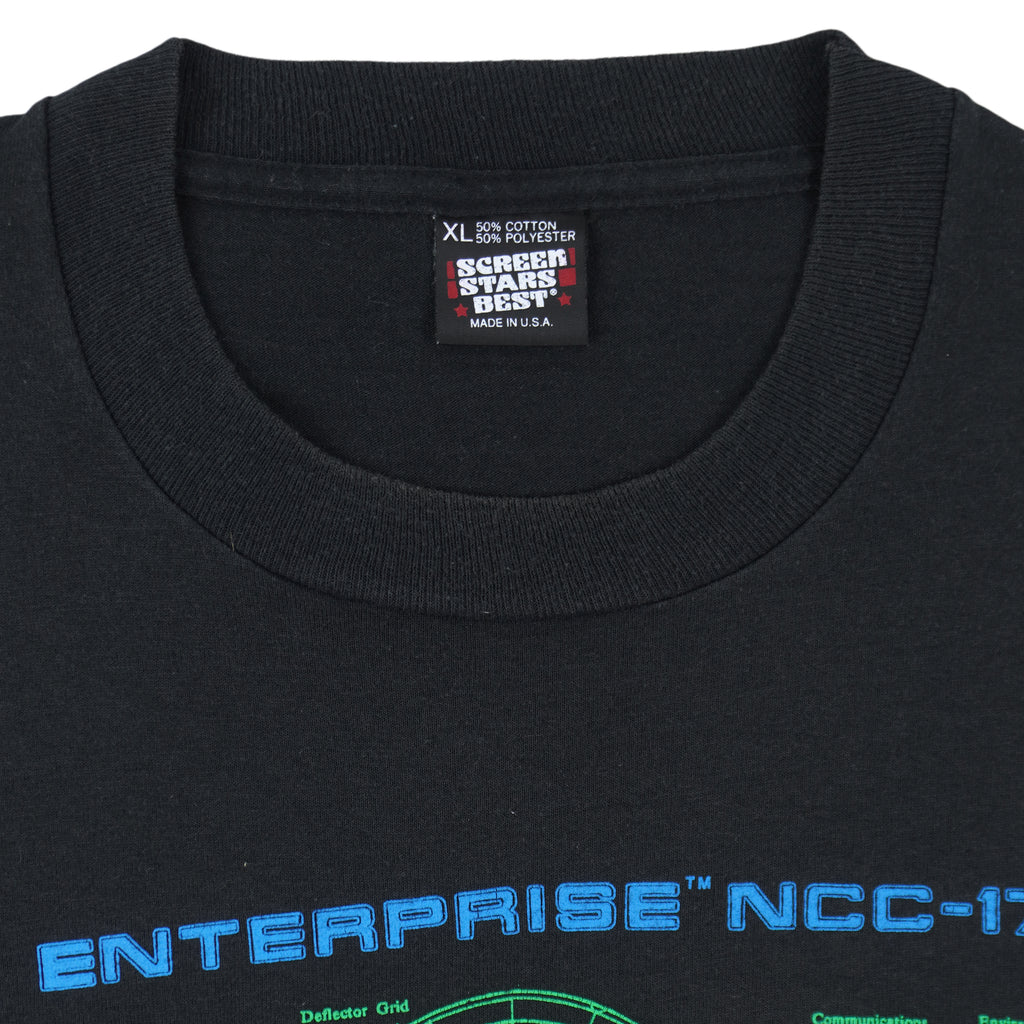 Vintage - U.S.S Enterprise NCC-1701-A Space Museum T-Shirt 1991 X-Large Vintage Retro