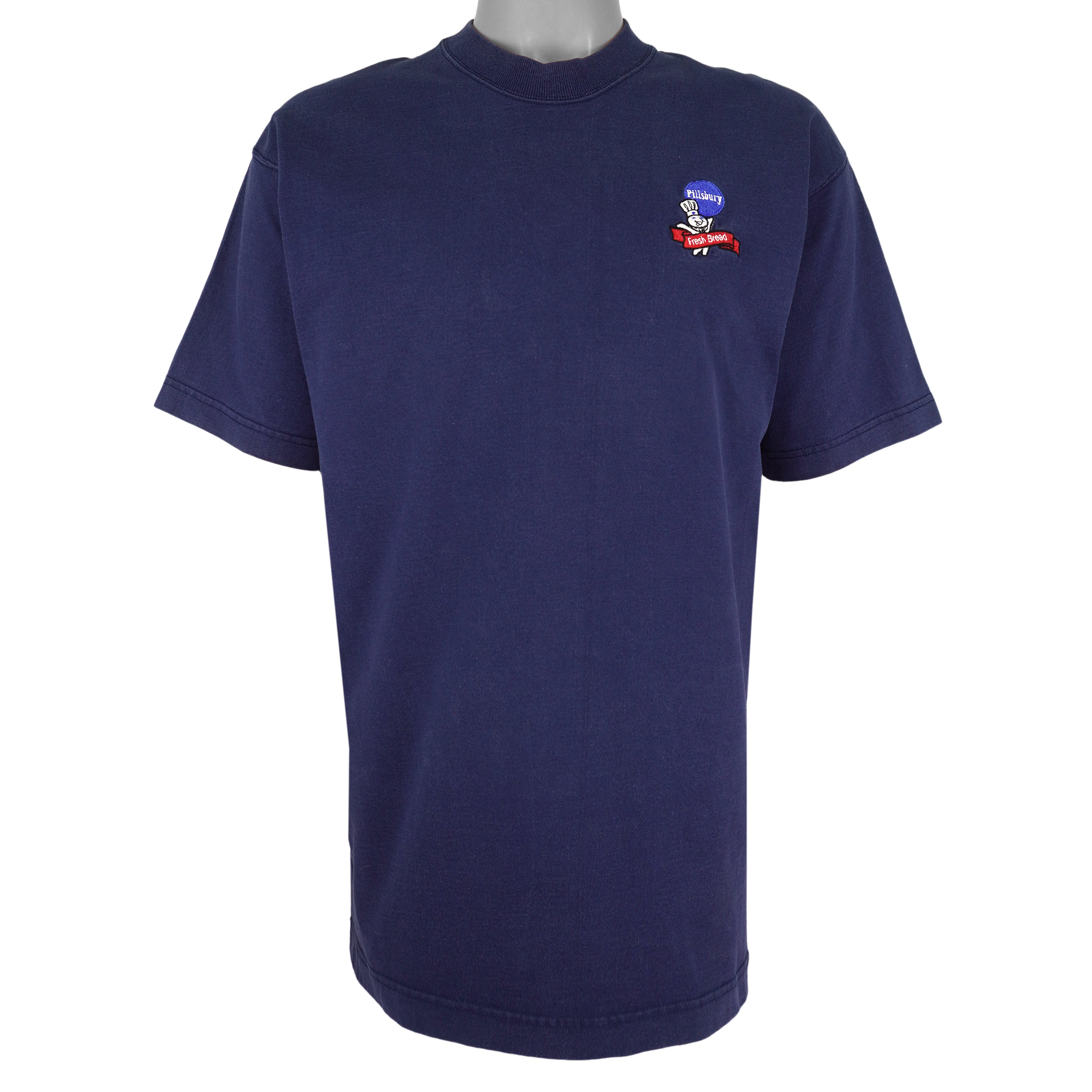 Vintage (Fruit Of The Loom) - Pillsbury Fresh Bread Embroidered T-Shirt 1990s Large Vintage Rerto