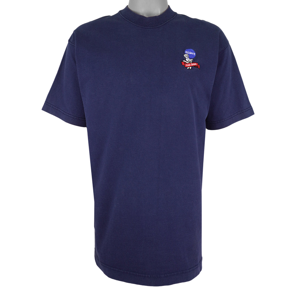 Vintage (Fruit Of The Loom) - Pillsbury Fresh Bread Embroidered T-Shirt 1990s Large Vintage Rerto