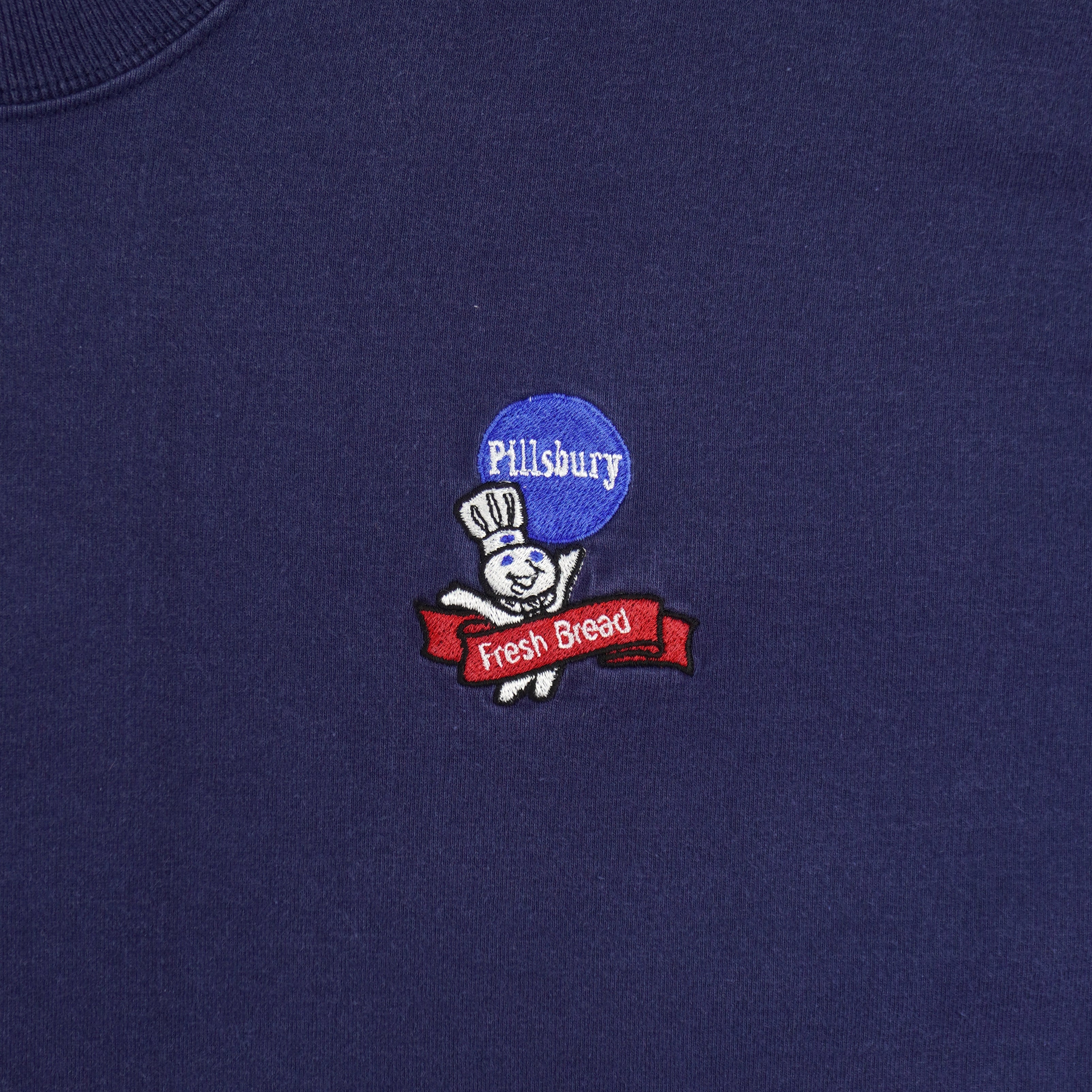 Vintage (Fruit Of The Loom) - Pillsbury Fresh Bread Embroidered T-Shirt 1990s Large Vintage Rerto