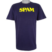 Vintage (Jerzees) - Spam Spell-Out T-Shirt 1990s X-Large Vintage Retro