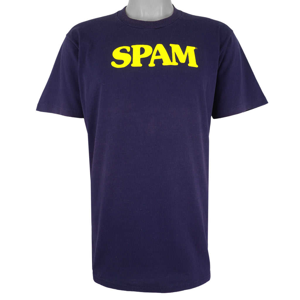 Vintage (Jerzees) - Spam Spell-Out T-Shirt 1990s X-Large Vintage Retro