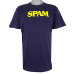 Vintage (Jerzees) - Spam Spell-Out T-Shirt 1990s X-Large Vintage Retro