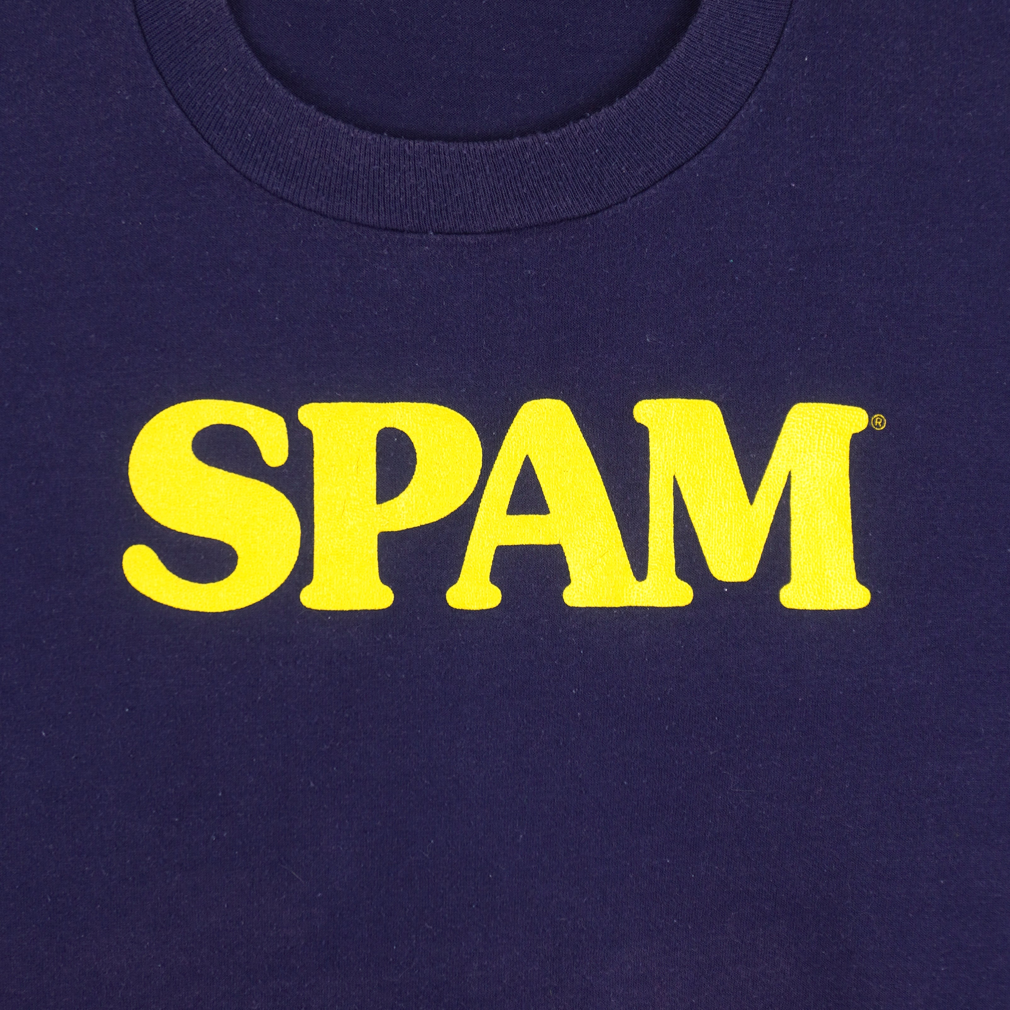 Vintage (Jerzees) - Spam Spell-Out T-Shirt 1990s X-Large Vintage Retro