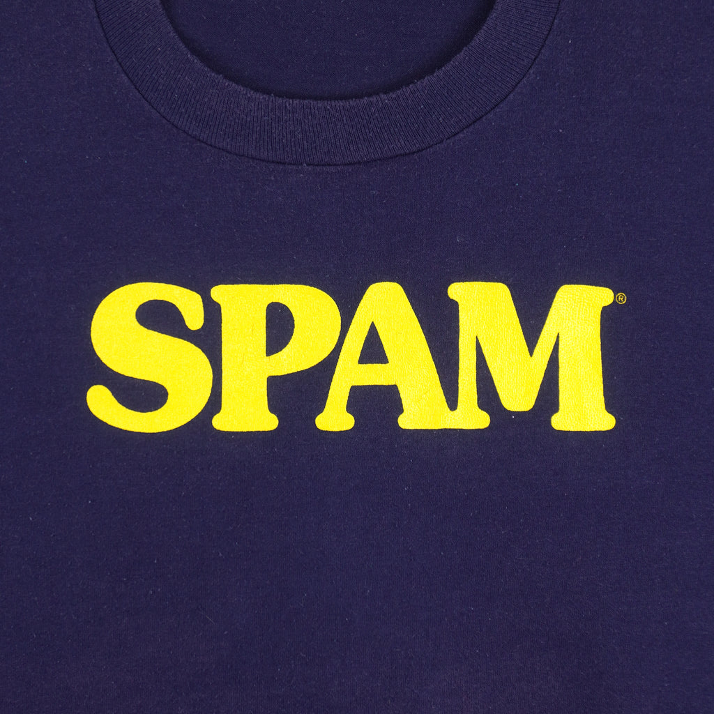 Vintage (Jerzees) - Spam Spell-Out T-Shirt 1990s X-Large Vintage Retro