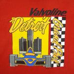 NASCAR (Logo 7) - Valvoline Detroit Grand Prix Racing Single Stitch T-Shirt 1980s X-Large Vintage Retro