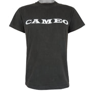Vintage (Hanes) - Cameo Real Men Wear Black Single Stitch T-Shirt 1990 Medium Vintage Retro