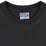 Vintage (Hanes) - Cameo Real Men Wear Black Single Stitch T-Shirt 1990 Medium Vintage Retro