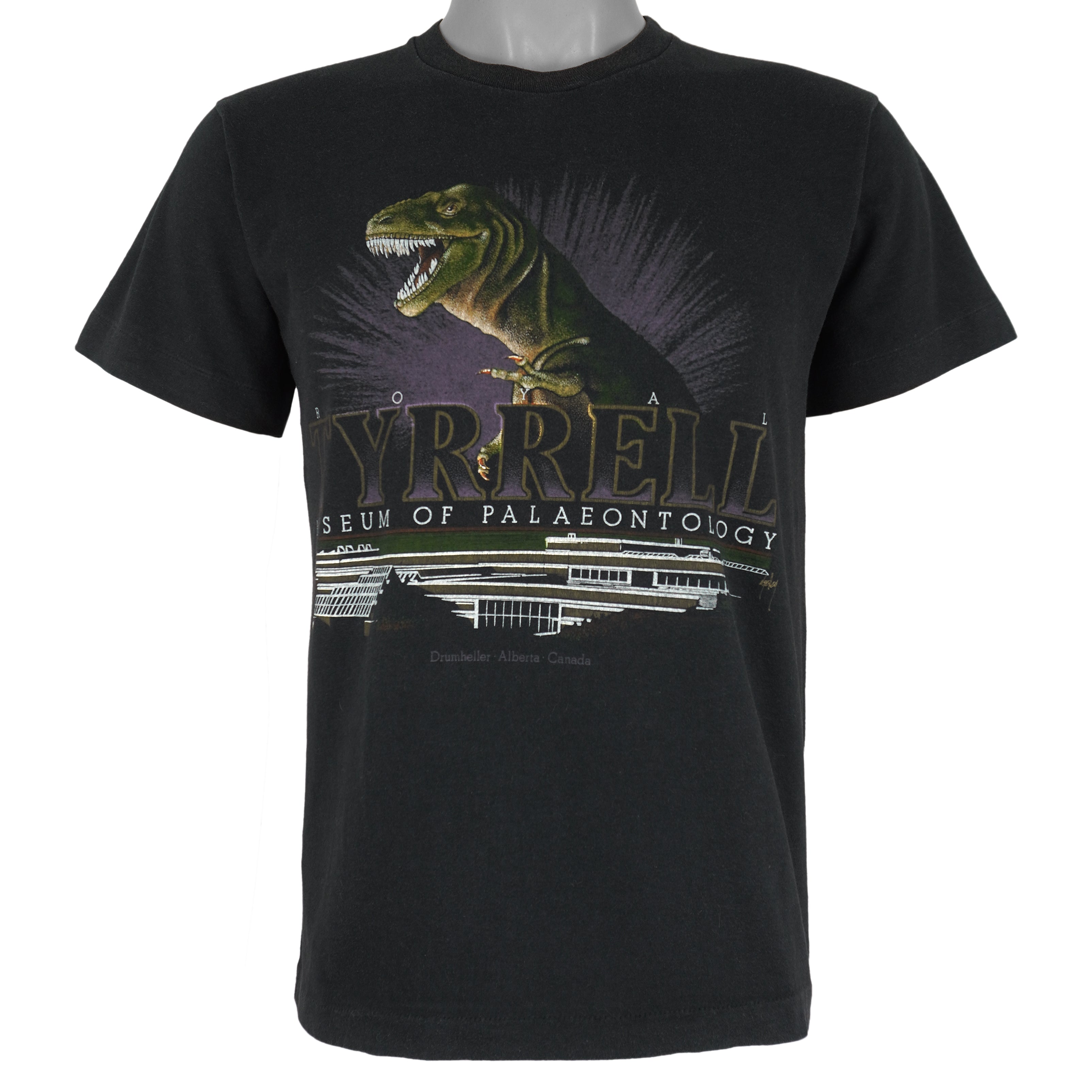 Vintage (Kustom) - Dinosaurs Royal Tyrrell Museum T-Shirt 1990s Medium Vintage Retro