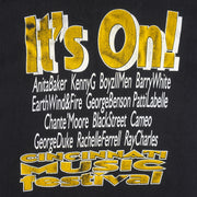 Vintage (Logo 7) - Cincinnati Music Festival T-Shirt 1995 Large in black