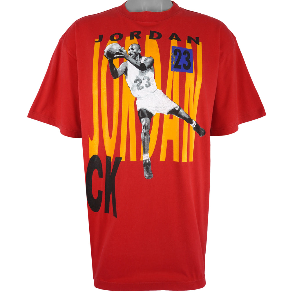 Nike - NBA Michael Jordan & Scottie Pippen T-Shirt 1990s X-Large Vintage Retro Basketball
