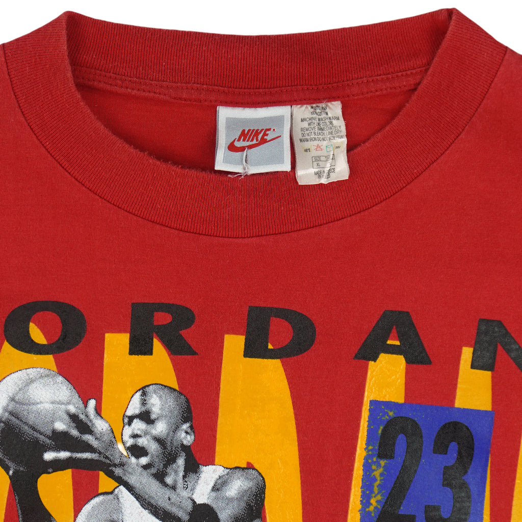Nike - NBA Michael Jordan & Scottie Pippen T-Shirt 1990s X-Large Vintage Retro Basketball
