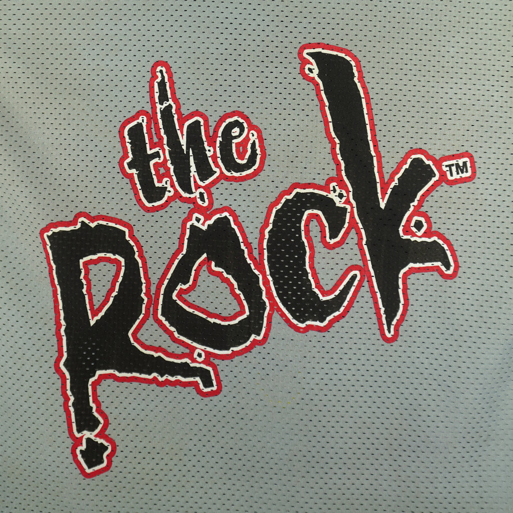 Vintage - WWE The Rock SmackDown Jersey T-Shirt 1999 Medium Vintage Retro