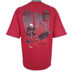 Vintage - Attitude Is Hockey Spell-Out T-Shirt 1998 Large Vintage Retro