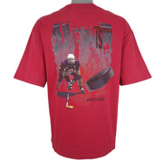 Vintage - Attitude Is Hockey Spell-Out T-Shirt 1998 Large Vintage Retro