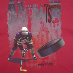 Vintage - Attitude Is Hockey Spell-Out T-Shirt 1998 Large Vintage Retro