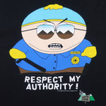 Vintage (Comedy Central) - South Park Cartman  Respect My Authority! T-Shirt 1998 X-Large