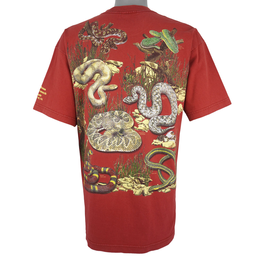 Vintage (Bay Side) - Snake Chihuahuan Desert Research Institute T-Shirt 2002 X-Large Vintage Retro