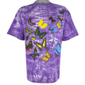 Vintage (Tico) - Butterflies Rainforest Costa Rica Tie-Dye T-Shirt 1990s X-Large Vintage Retro