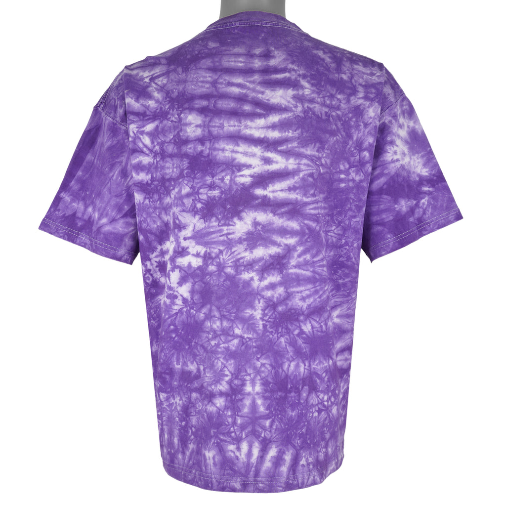 Vintage (Tico) - Butterflies Rainforest Costa Rica Tie-Dye T-Shirt 1990s X-Large Vintage Retro
