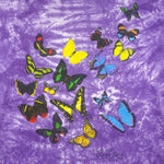 Vintage (Tico) - Butterflies Rainforest Costa Rica Tie-Dye T-Shirt 1990s X-Large Vintage Retro