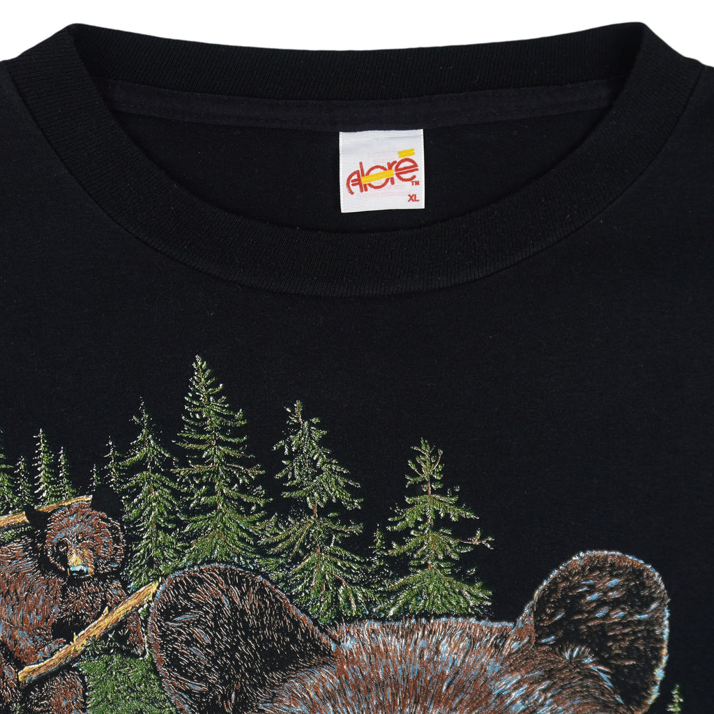 Vintage (Alore) - Bear Great Smoky Mountains Tennessee T-Shirt 1990s X-Large Vintage Retro