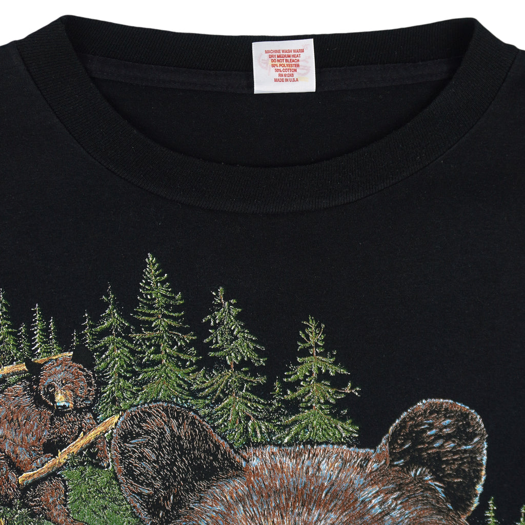 Vintage (Alore) - Bear Great Smoky Mountains Tennessee T-Shirt 1990s X-Large Vintage Retro