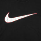 Nike - Black Big Logo T-Shirt 1990s Large Vintage Retro