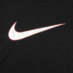 Nike - Black Big Logo T-Shirt 1990s Large Vintage Retro