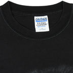 Vintage (Gildan) - Black Cat Animal Printed T-Shirt 1990s X-Large Vintage Retro