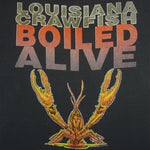 Vintage (UST) - Louisiana Crawfish Boiled Alive T-Shirt 1990 X-Large Vintage Retro