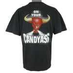 Vintage - WWF On Your Candyass Spell-Out T-Shirt 1999 Large Vintage Retro