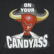 Vintage - WWF On Your Candyass Spell-Out T-Shirt 1999 Large Vintage Retro
