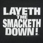 Vintage - WWF On Your Candyass Spell-Out T-Shirt 1999 Large Vintage Retro