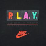 Nike - Participate In The Lives Of America's Youth Spell-Out T-Shirt 1990s Large Vintage Retro