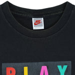Nike - Participate In The Lives Of America's Youth Spell-Out T-Shirt 1990s Large Vintage Retro