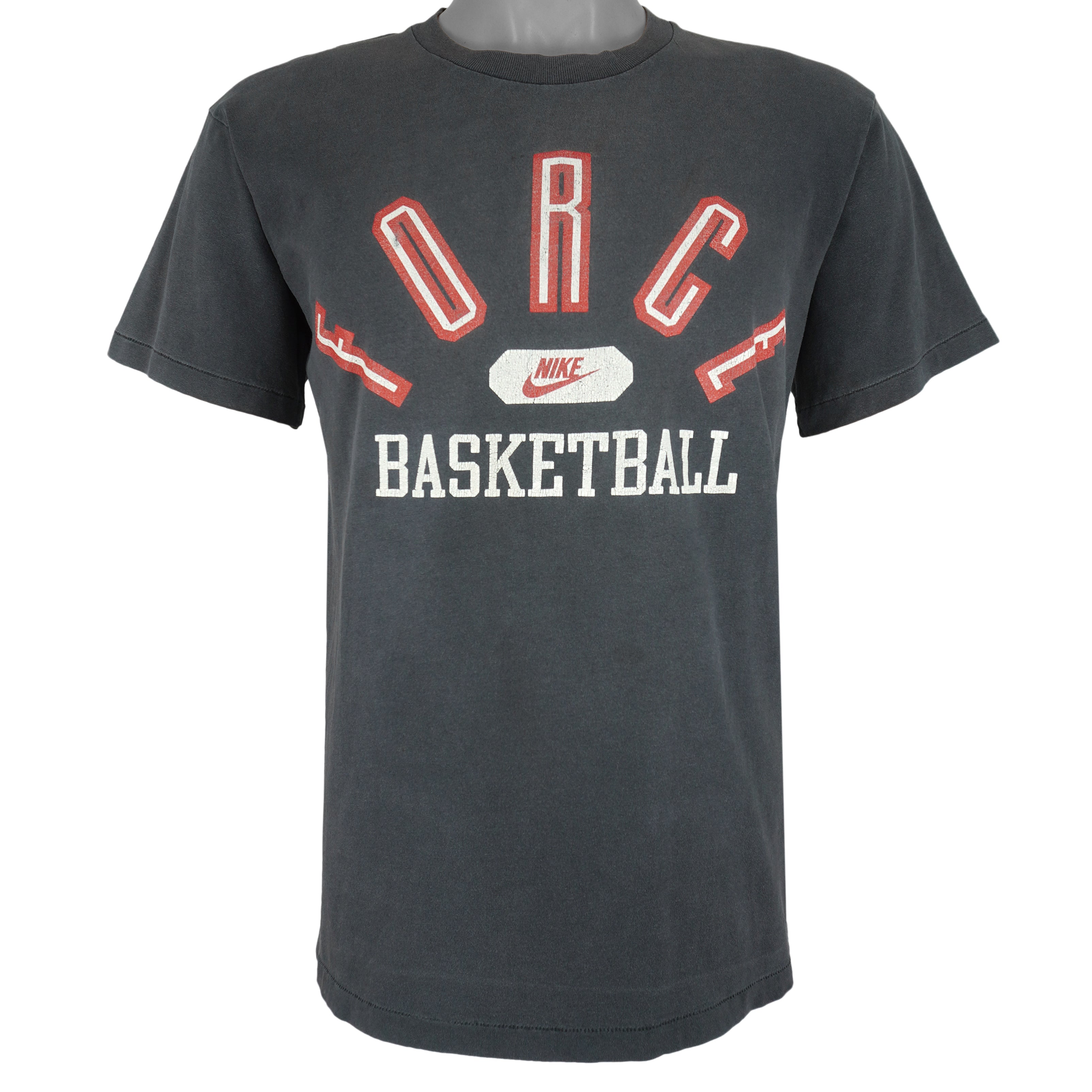 Nike - Force Basketball Single Stitch 1990s Medium Vintage Retro