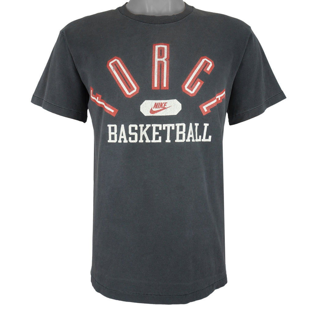 Nike - Force Basketball Single Stitch 1990s Medium Vintage Retro