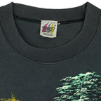 Vintage (Dibuho) - Sunrise Philippines Handpainted T-Shirt 1990s Large Vintage Retro